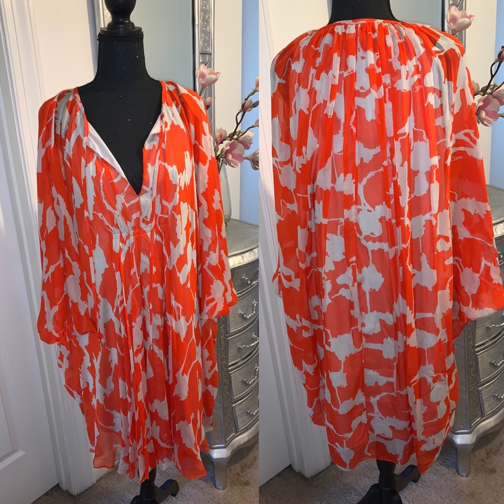Diane Von Furstenburg Fleurette Silk Dress